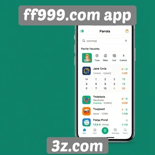 Navegação e usabilidade no ff999.com app